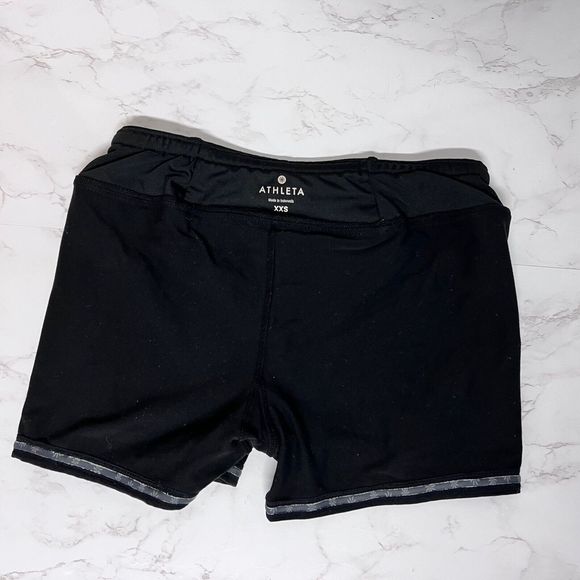 Athleta Women’s XXS Pulse 2 in 1 Black Stretch Running Shorts Athletic Gym - Picture 11 of 16